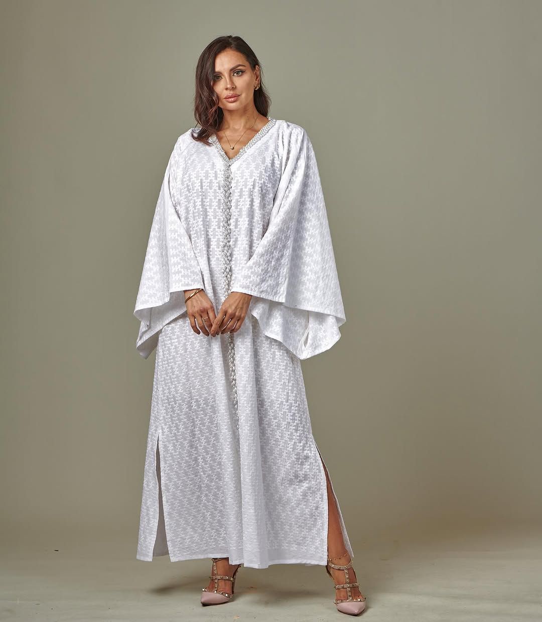 Textured kaftan